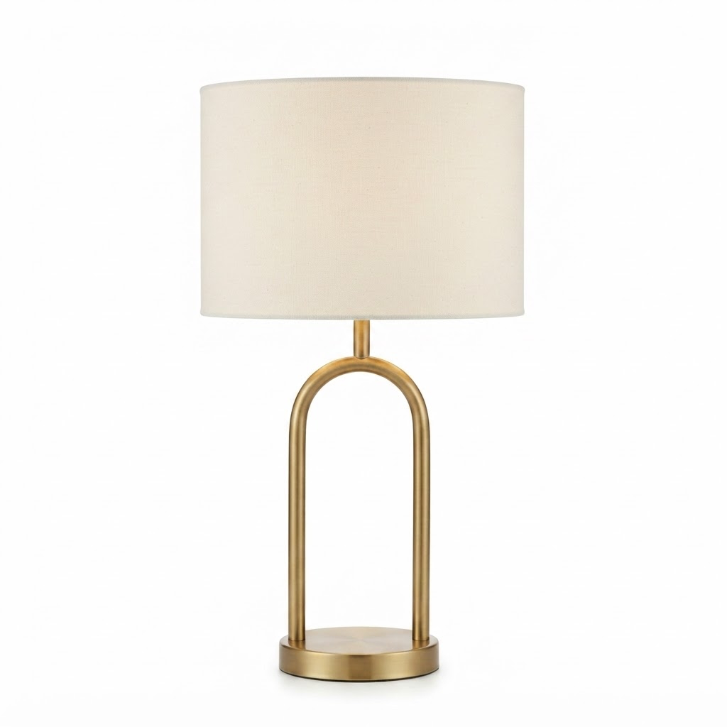 Modern Luxe Metal Table Lamp